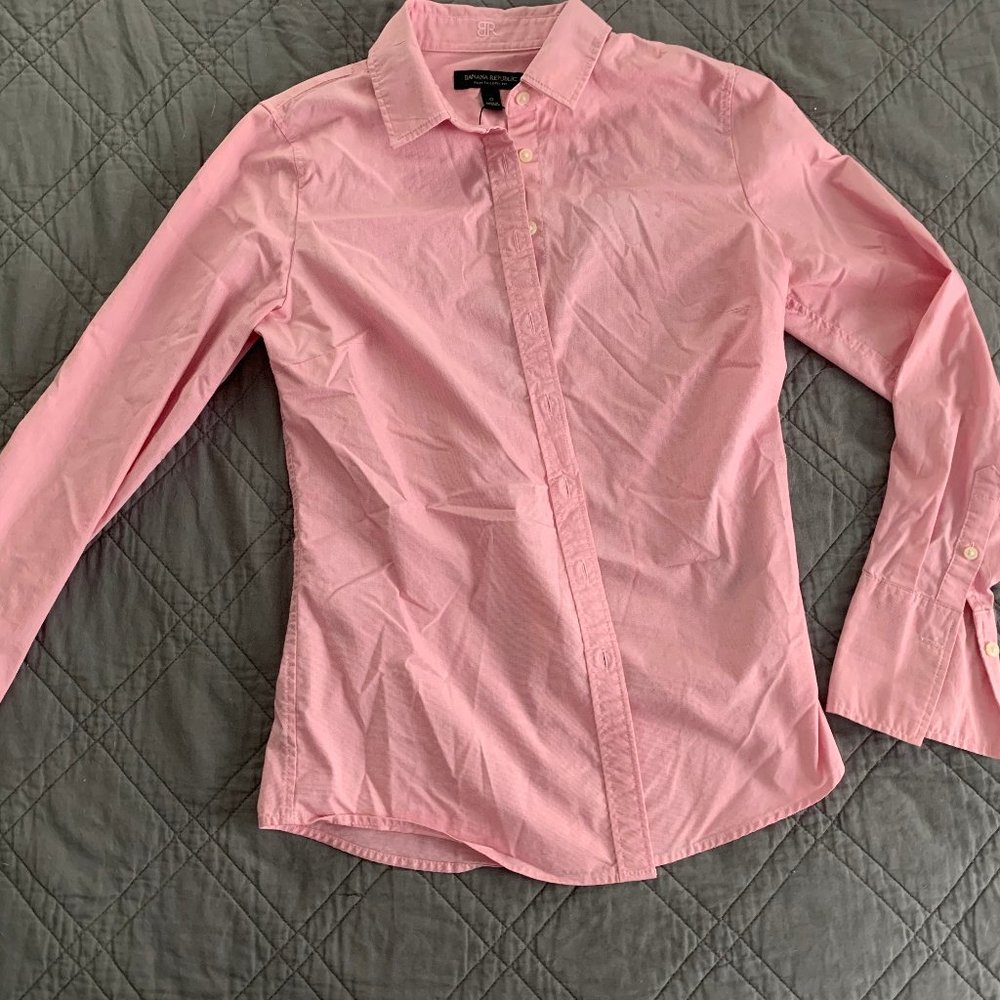 Pink Banana Republic Blouse